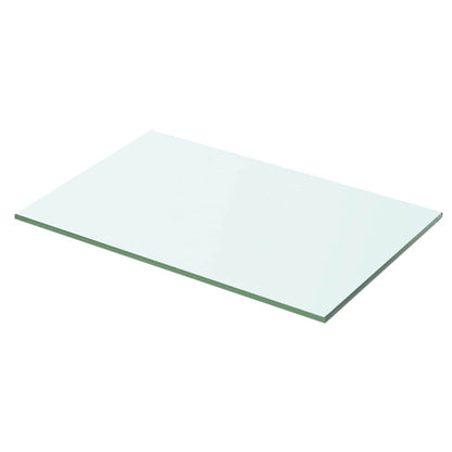 Regalböden 2 Stk. Glas Transparent 50x25 cm