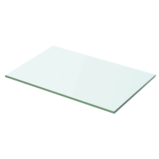 Regalböden 2 Stk. Glas Transparent 50x25 cm