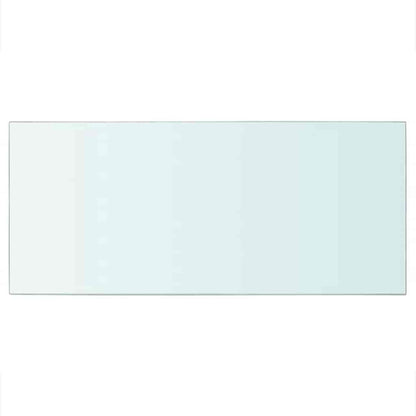 Regalböden 2 Stk. Glas Transparent 50x25 cm