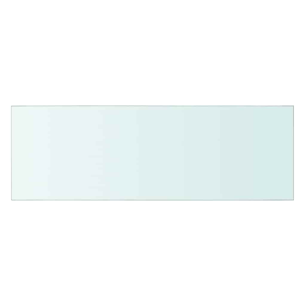 Regalböden 2 Stk. Glas Transparent 60x20 cm