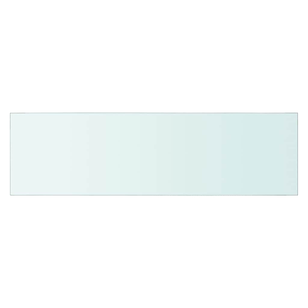 Regalböden 2 Stk. Glas Transparent 70x20 cm