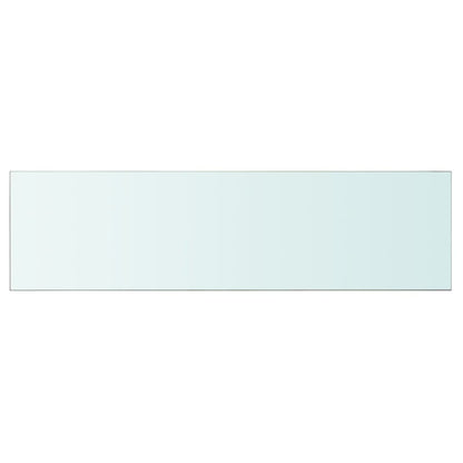 Regalböden 2 Stk. Glas Transparent 110x30 cm