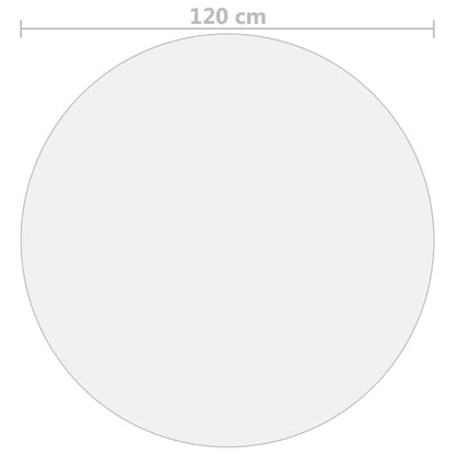 Tischfolie Transparent Ø 120 cm 1,6 mm PVC