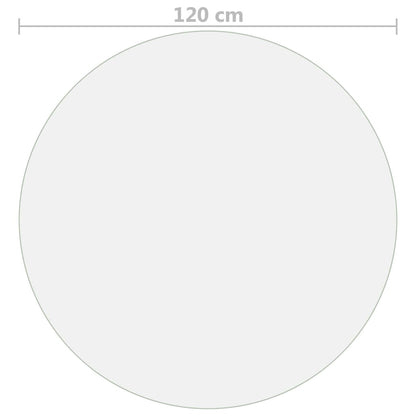 Tischfolie Matt Ø 120 cm 1,6 mm PVC