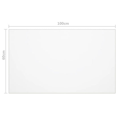 Tischfolie Transparent 100x60 cm 1,6 mm PVC