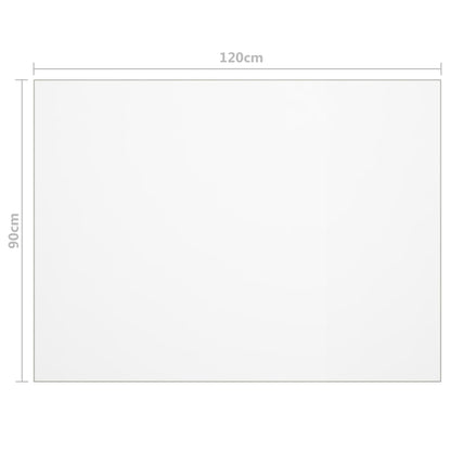 Tischfolie Transparent 120x90 cm 1,6 mm PVC