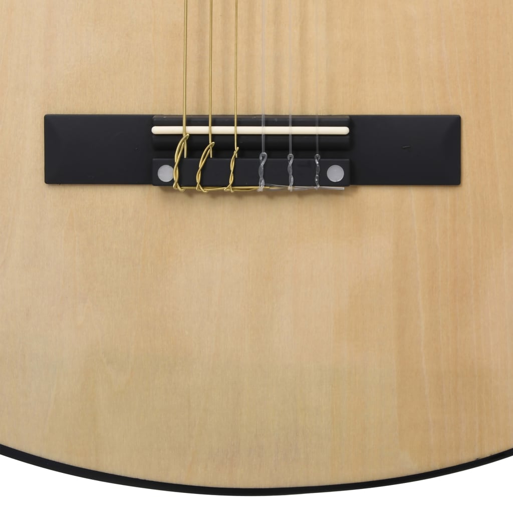 Klassische Gitarre für Anfänger 4/4 39" Lindenholz