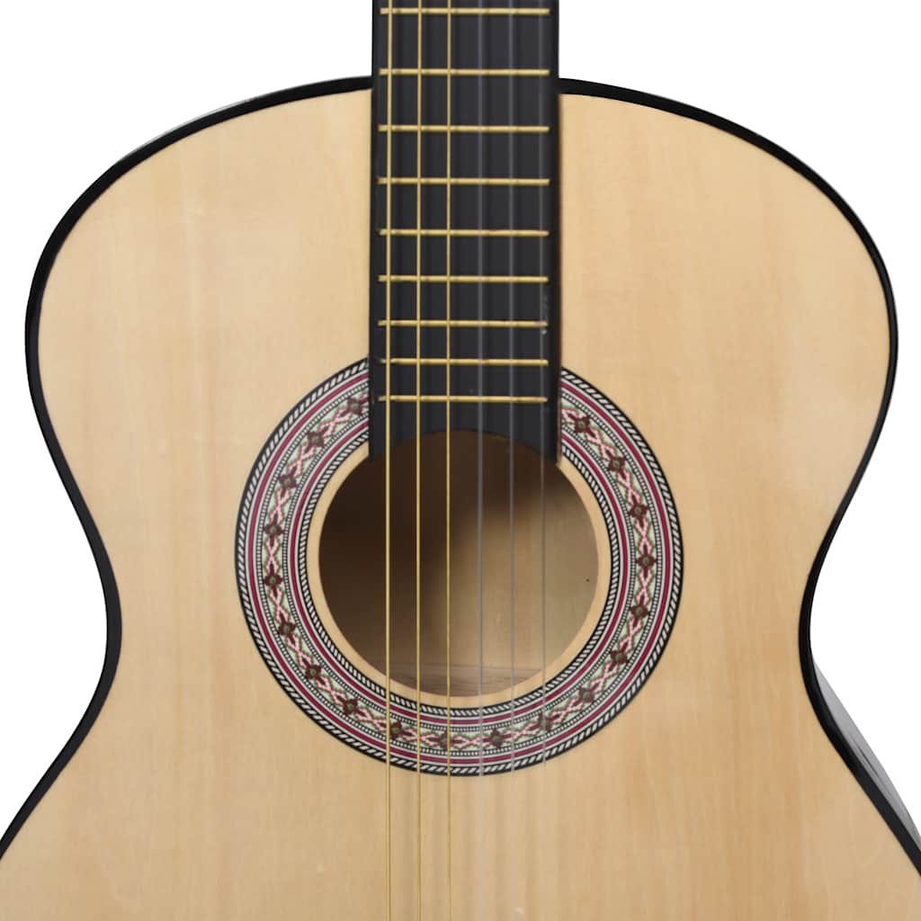 12.-tlg. Klassische Gitarre Set für Anfänger 4/4 39"