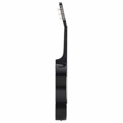 Klassikgitarre für Anfänger und Kinder Schwarz 3/4 36"