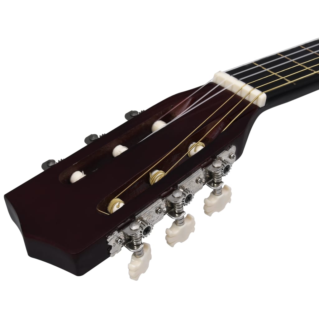 8-tlg. Klassische Gitarre für Kinder-Anfänger 1/2 34"