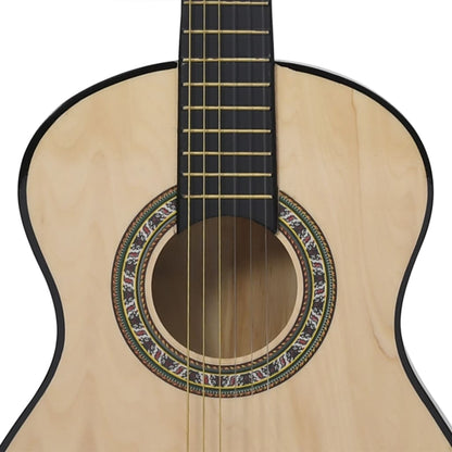 8-tlg. Klassische Gitarre für Kinder-Anfänger 1/2 34"