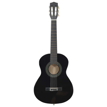Klassikgitarre für Anfänger und Kinder Schwarz 1/2 34"