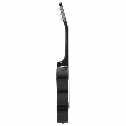 Klassikgitarre für Anfänger und Kinder Schwarz 1/2 34"