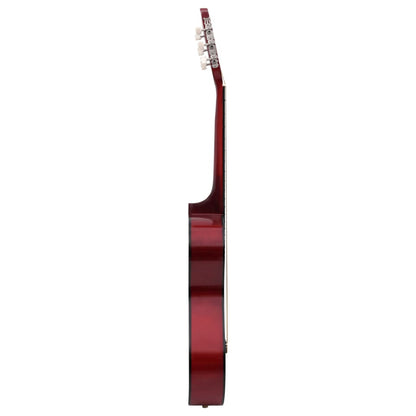 12-tlg. Westerngitarre Set Akustisch Cutaway mit 6 Saiten 38"