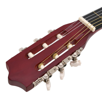 12-tlg. Westerngitarre Set Akustisch Cutaway mit 6 Saiten 38"