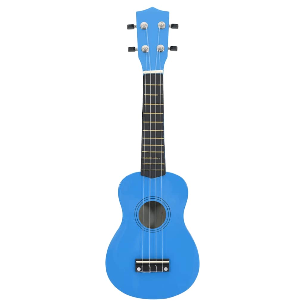 Sopran-Ukulele-Set mit Tasche für Kinder Babyblau 23"