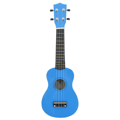 Sopran-Ukulele-Set mit Tasche für Kinder Babyblau 23"