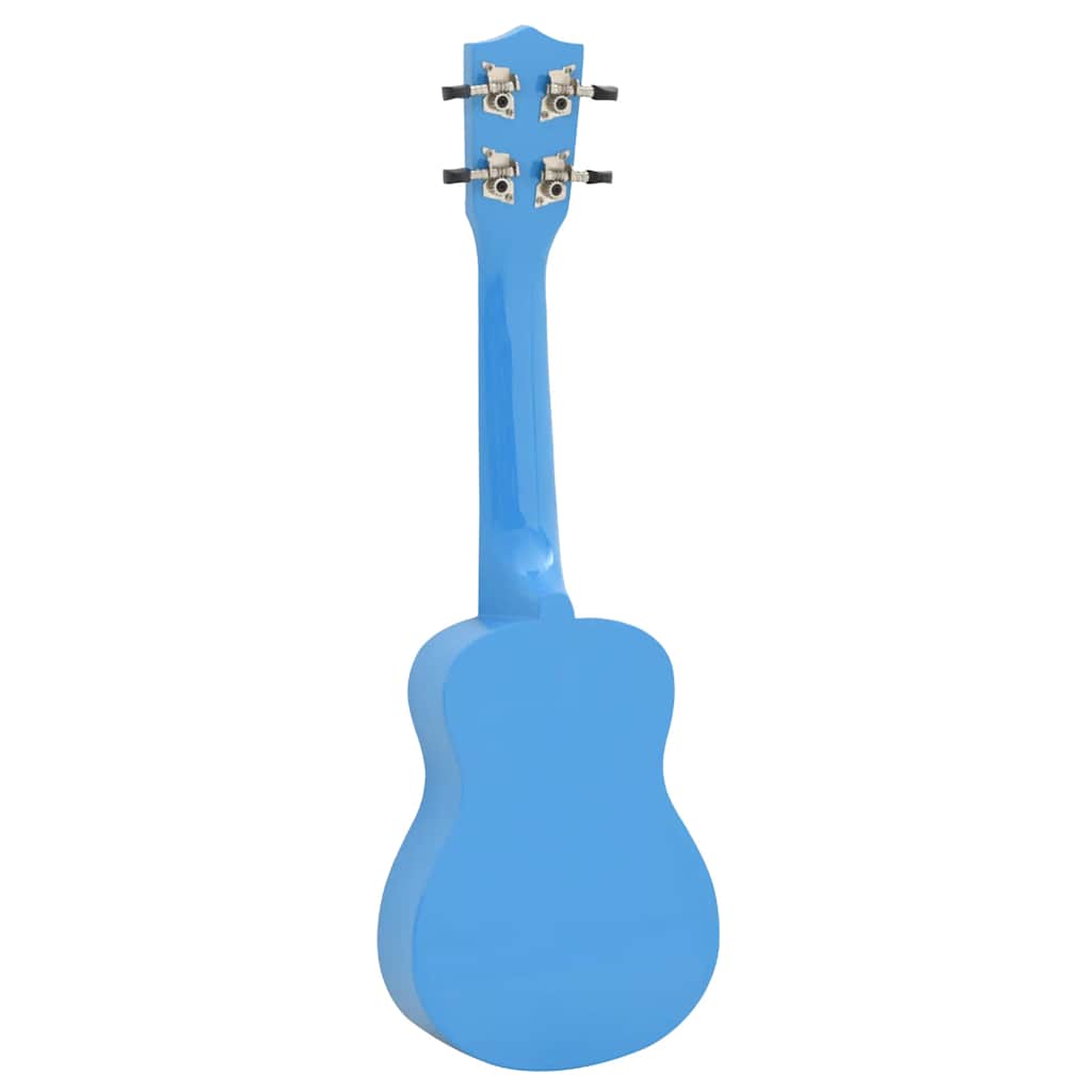 Sopran-Ukulele-Set mit Tasche für Kinder Babyblau 23"