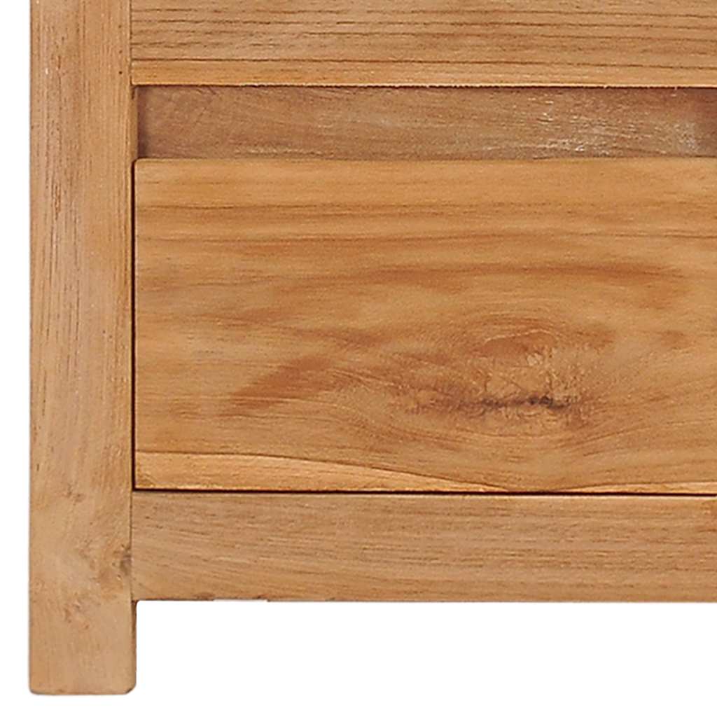 TV-Schrank 135x30x35 cm Massivholz Teak