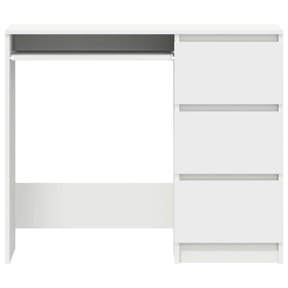 Schreibtisch Weiß 90x45x76 cm Holzwerkstoff