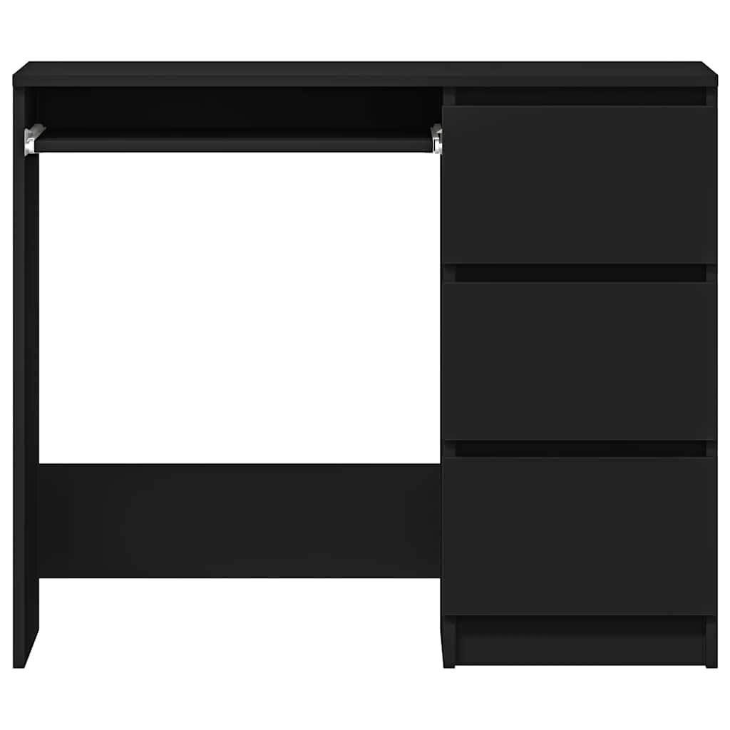 Schreibtisch Schwarz 90x45x76 cm Holzwerkstoff