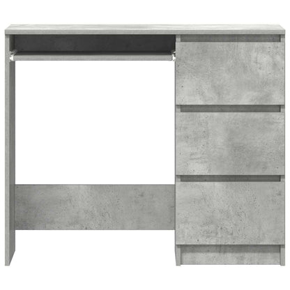 Schreibtisch Betongrau 90x45x76 cm Holzwerkstoff