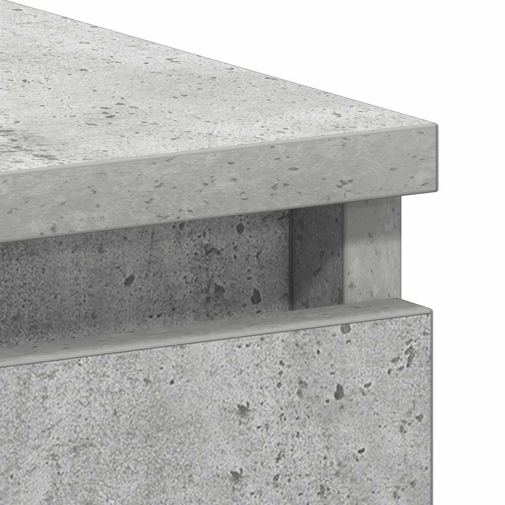 Schreibtisch Betongrau 90x45x76 cm Holzwerkstoff