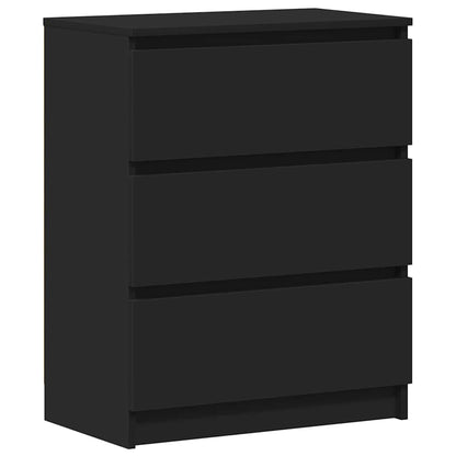Sideboard Schwarz 60x35x76 cm Holzwerkstoff
