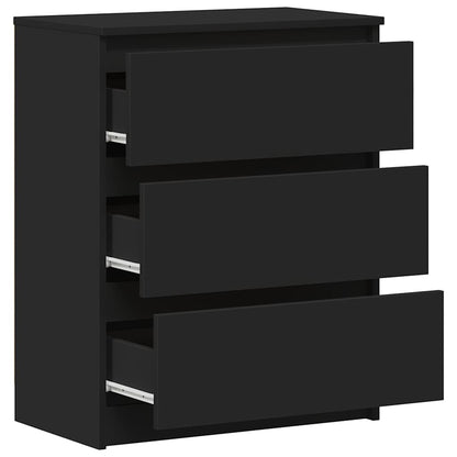 Sideboard Schwarz 60x35x76 cm Holzwerkstoff