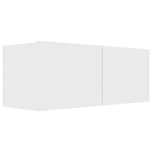 TV-Schrank Weiß 80x30x30 cm Holzwerkstoff