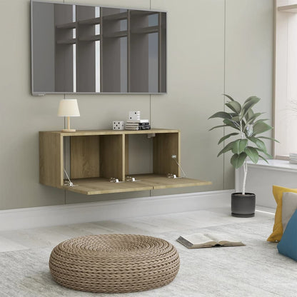 TV-Schrank Sonoma-Eiche 80x30x30 cm Holzwerkstoff