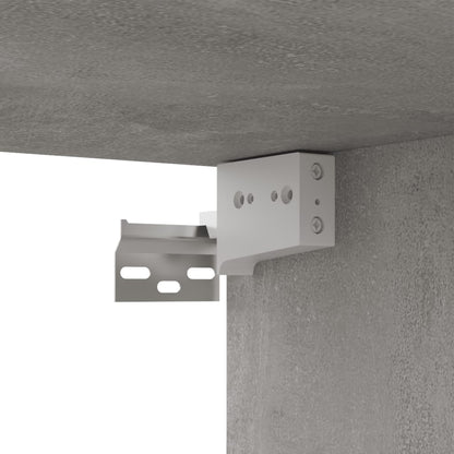TV-Schrank Betongrau 80x30x30 cm Holzwerkstoff