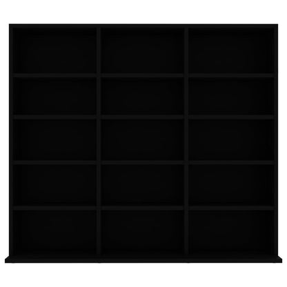 CD-Regal Schwarz 100x23x89,5 cm Holzwerkstoff