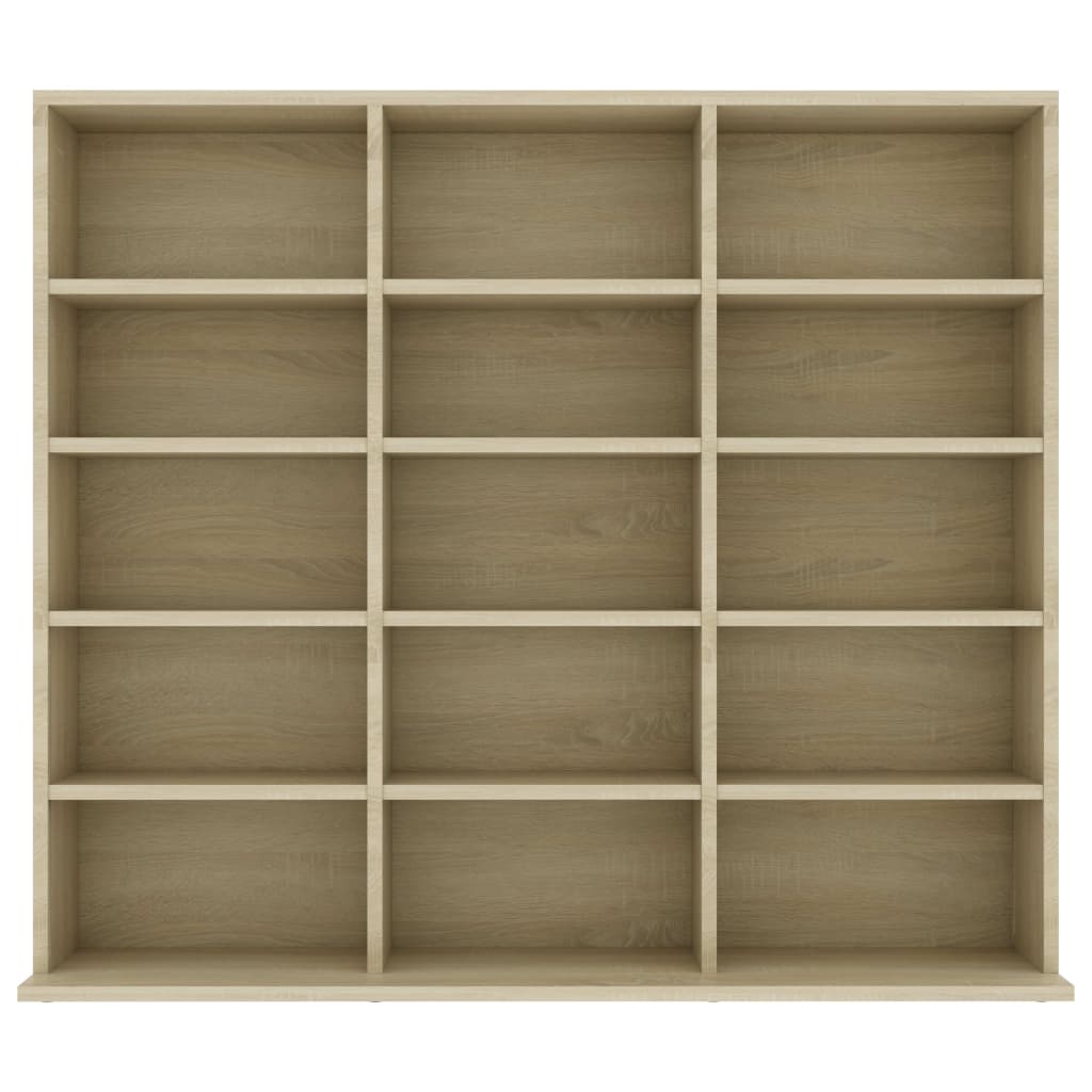 CD-Regal Sonoma-Eiche 100x23x89,5 cm Holzwerkstoff