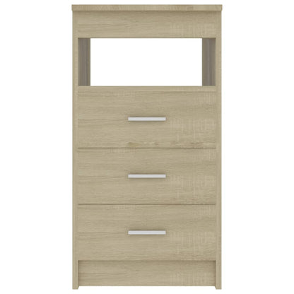 Sideboard mit Schubladen Sonoma-Eiche 40x50x76 cm Holzwerkstoff