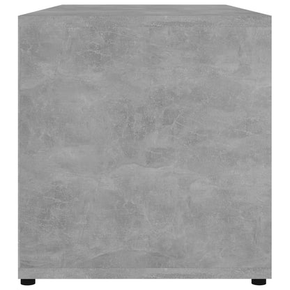 TV-Schrank Betongrau 80x34x36 cm Holzwerkstoff
