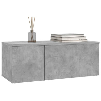 TV-Schrank Betongrau 80x34x30 cm Holzwerkstoff