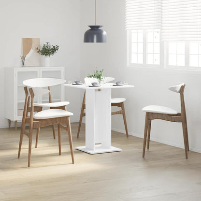 Bistrotisch Weiß 60x60x75 cm Holzwerkstoff