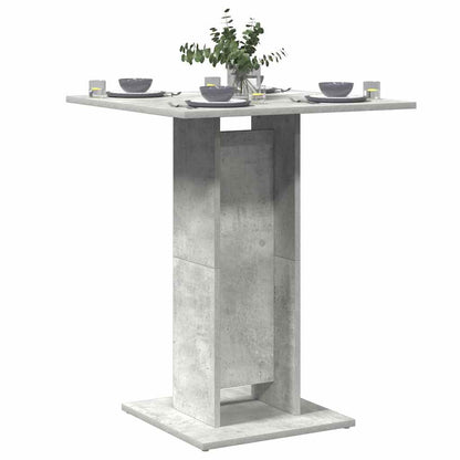 Bistrotisch Betongrau 60x60x75 cm Holzwerkstoff