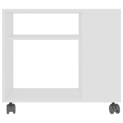 Sidebord Hvid 70x35x55 cm Træmateriale
