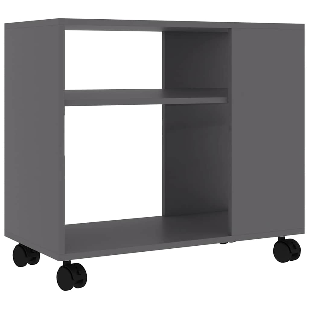 Beistelltisch Grau 70x35x55 cm Holzwerkstoff