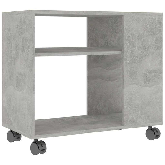 Beistelltisch Betongrau 70x35x55 cm Holzwerkstoff