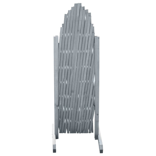 Rankgitter Massivholz Tanne 1,8x1 m Grau
