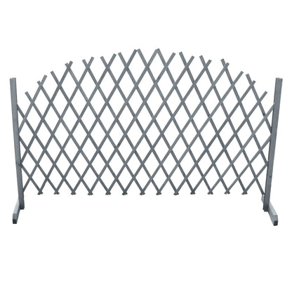 Rankgitter Massivholz Tanne 1,8x1 m Grau