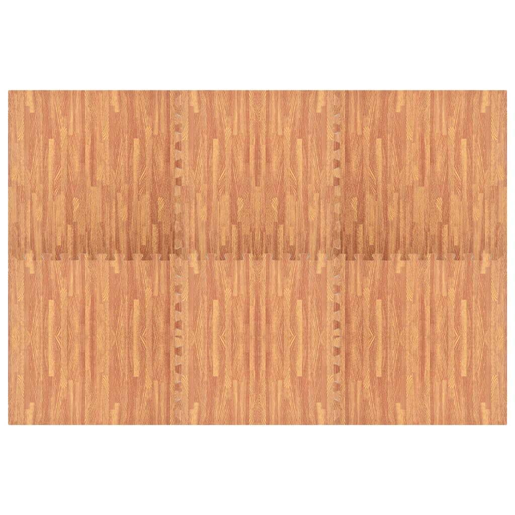 Bodenmatten 6 Stk. Holzmaserung 2,16 m² EVA-Schaumstoff