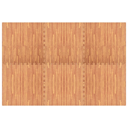 Bodenmatten 6 Stk. Holzmaserung 2,16 m² EVA-Schaumstoff