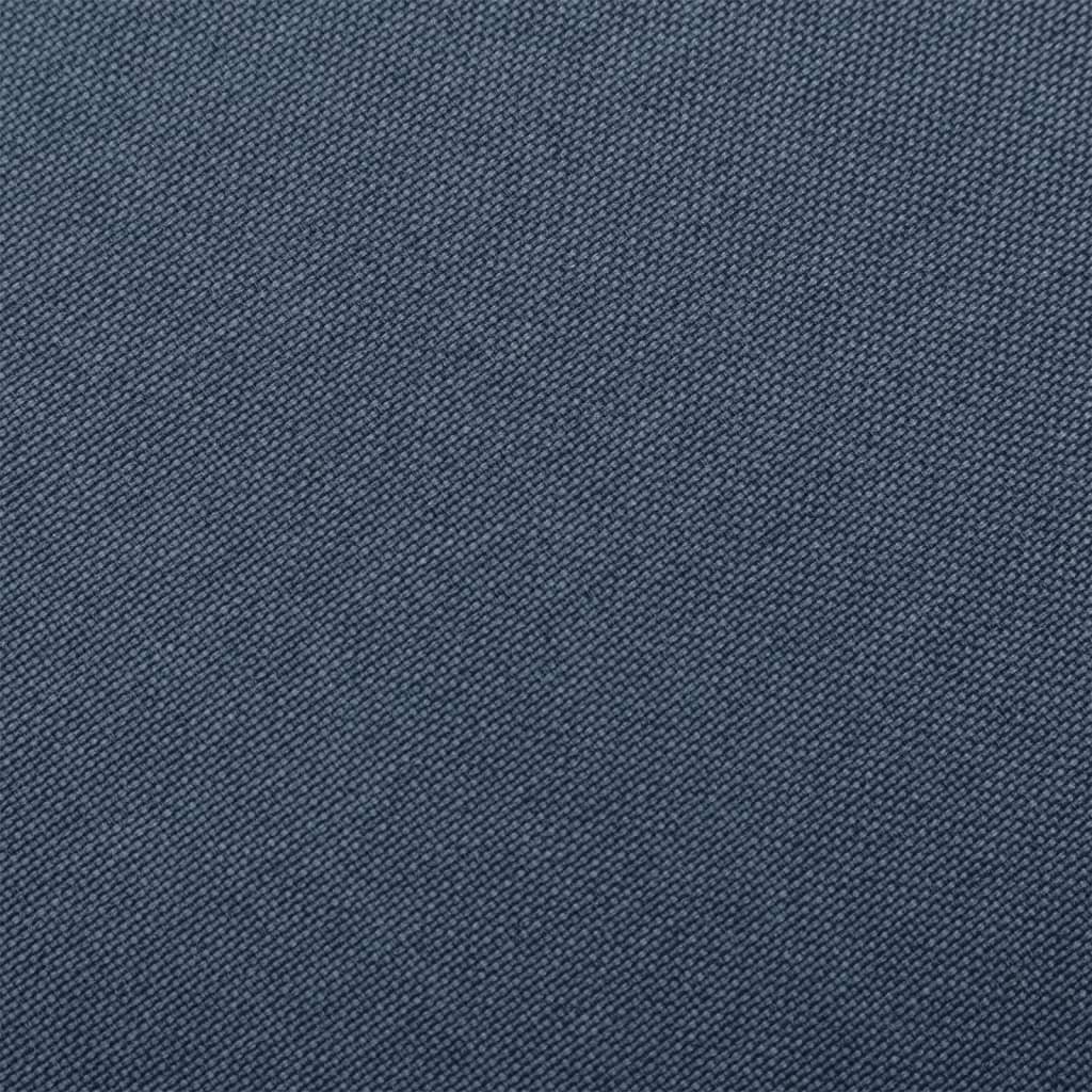 Schaukelstuhl Blau Stoff