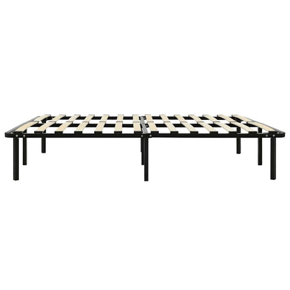 Bettgestell Schwarz Metall 160×200 cm