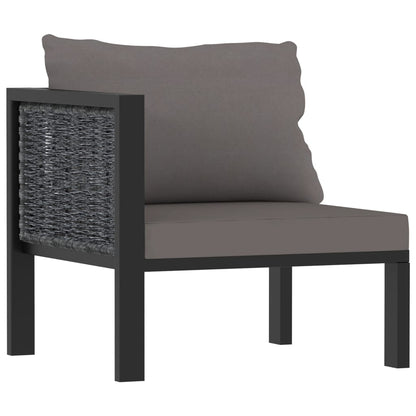 3-personers sofa med hynde antracit polyrattan