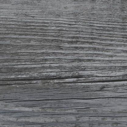 PVC-Fliesen 5,02 m² 2 mm Selbstklebend Glänzend Grau